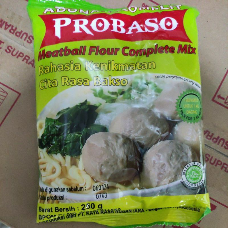 

ProBaso Tepung adonan bakso lengkap 250g