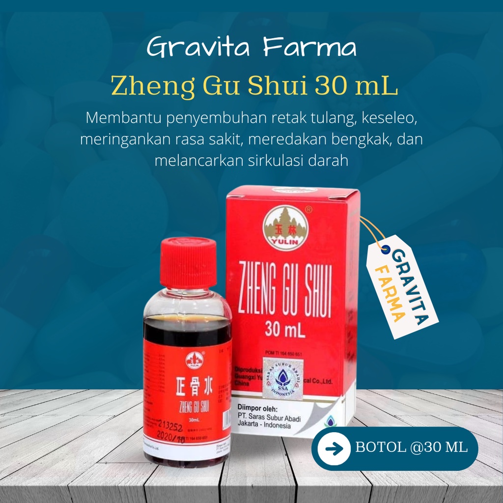 Zheng Gu Shui 30 mL - Minyak Gosok / Urut Cina