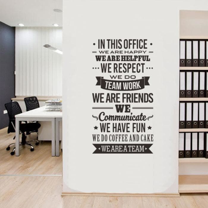 

Cutting Sticker Quote In This Office 1 Stiker Kantor Rumah Kamar