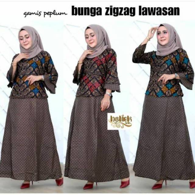 GAMIS PEPLUM GAMIS BATIK GAMIS KATUN