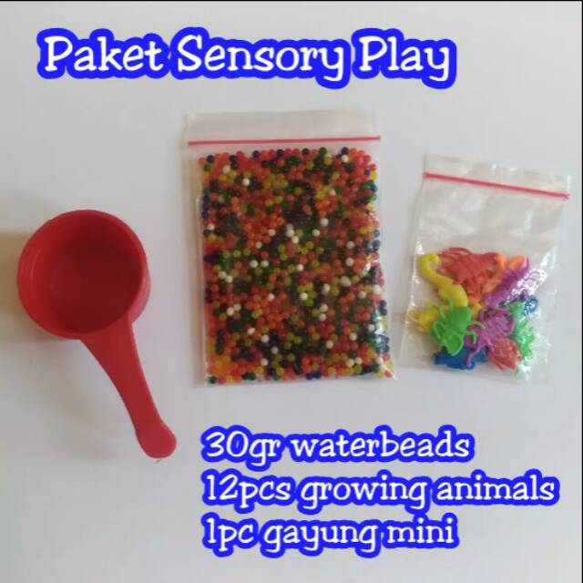 TweedyToys - Paket Waterbeads 30 gr Mainan Sensory Montessori Growing Animal