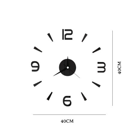 JAM DINDING AESTHETIC MODERN CLOCK TEMPEL 3D  [SWEETSPACE]