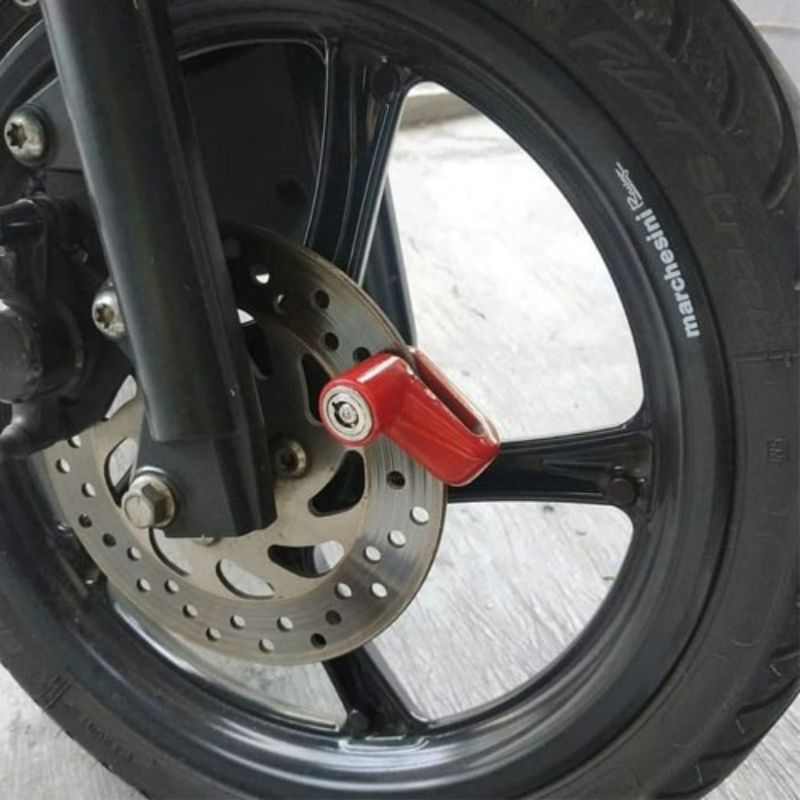 Bundara.id Pr-1353 Kunci anti maling/Kunci Gembok Cakram Pengaman Tambahan Motor Anti Maling