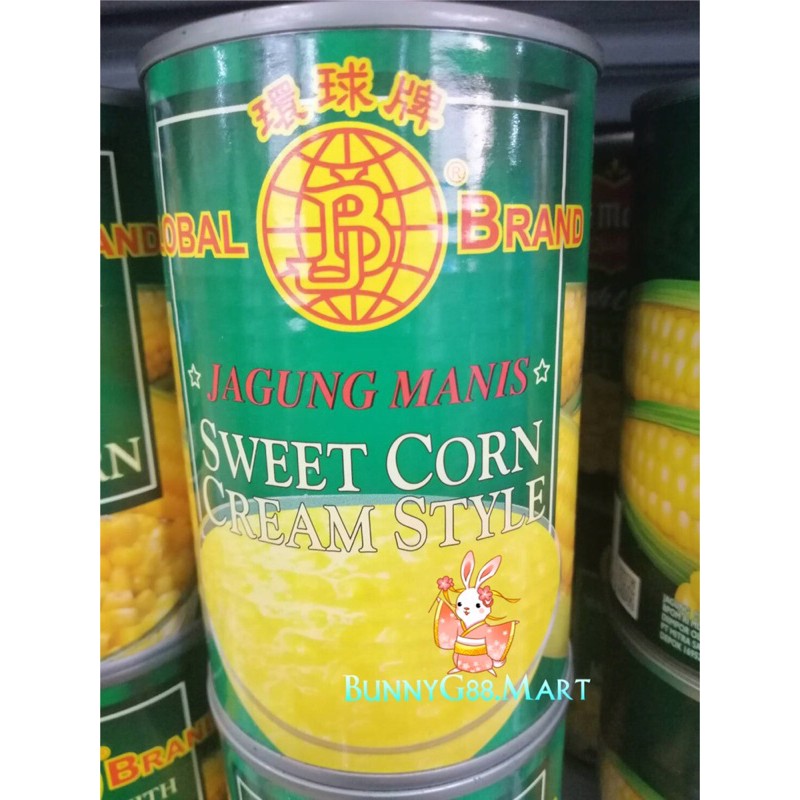 

[SALE] GLOBAL BRAND FRESH CUT WHOLE KERNEL CORN/JAGUNG KALENGAN-SWEET CORN CREAM STYLE