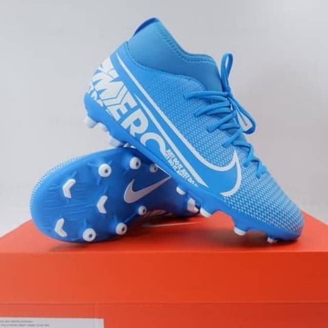 Jual New Sepatu Anak Nike JR Superfly 7 Club FG MG Blue AT8150-414 Ori | Shopee Indonesia