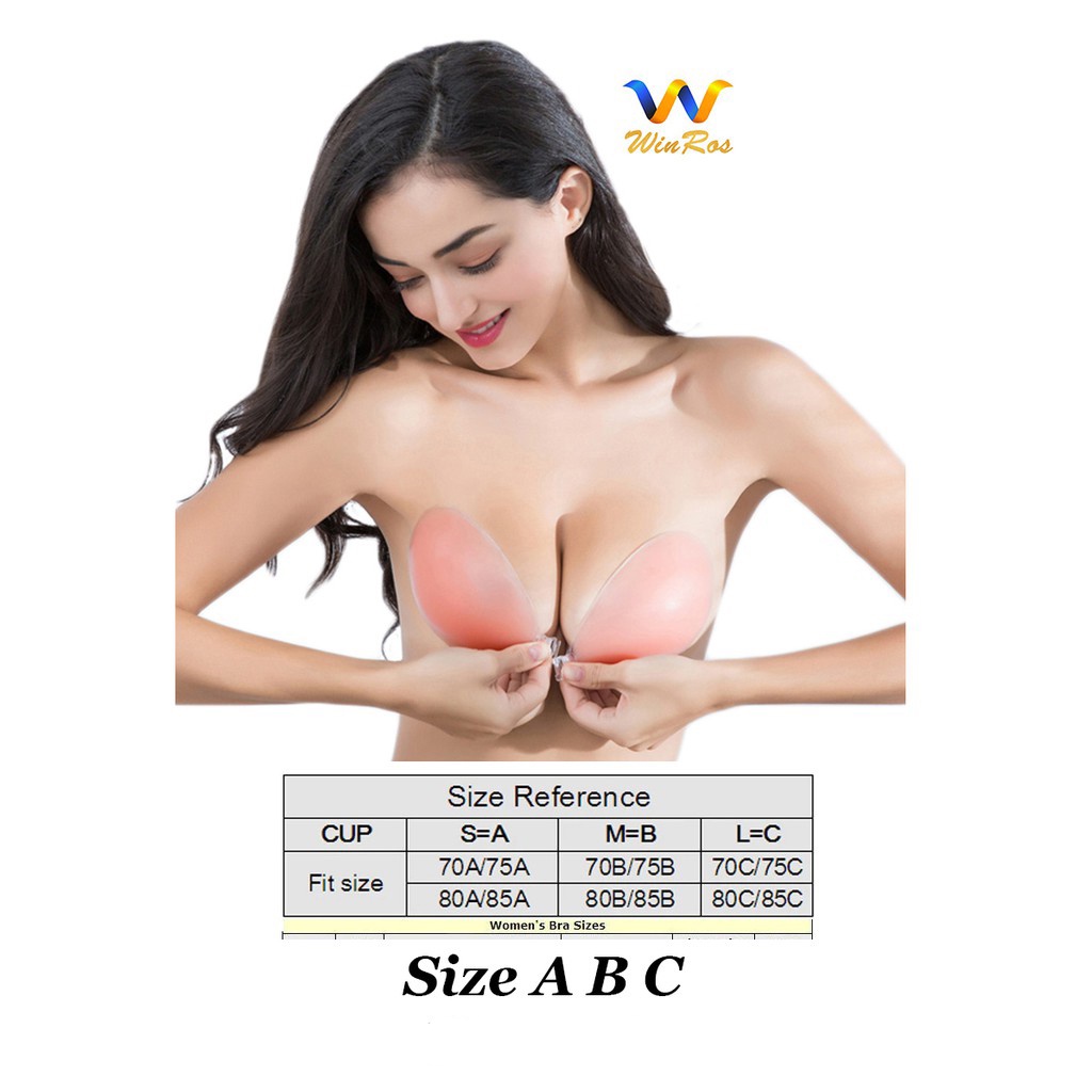 Invisible Silicone Bra Terlihat Push Up Sexy Strapless Bra Tanpa Tali