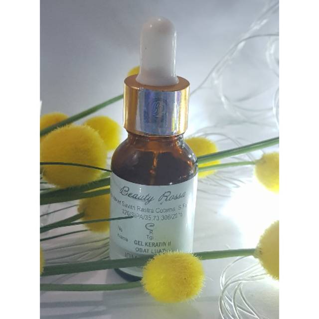 Gel Keratin II Beauty Rossa/Serum Jerawat Bopeng Beauty Rossa