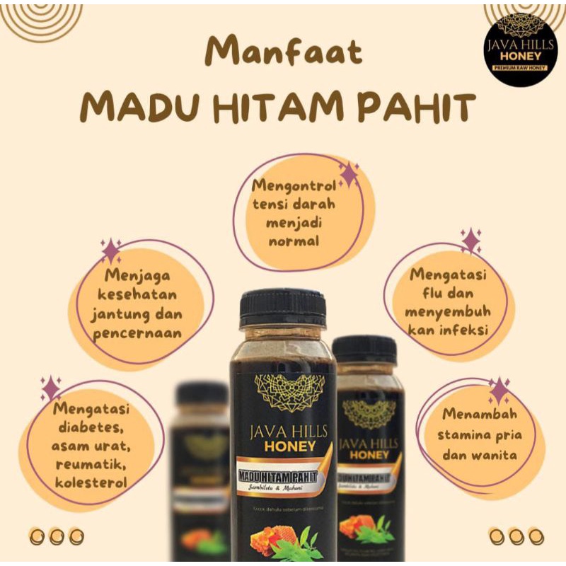 

MADU HITAM PAHIT JAVAHILLS 100% Madu Murni