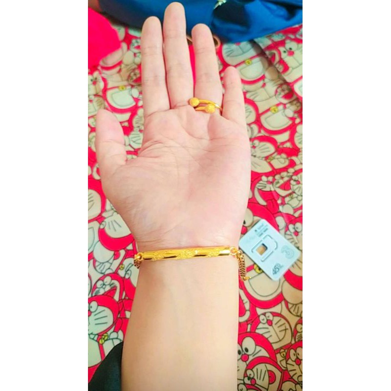 gelang set cincin boba