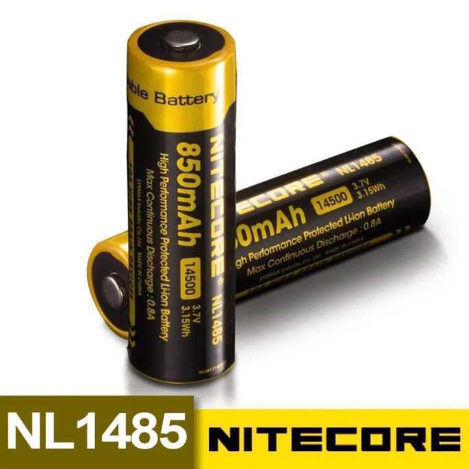NITECORE 14500 BATERAI LI-ION 850MAH 3.7V NW