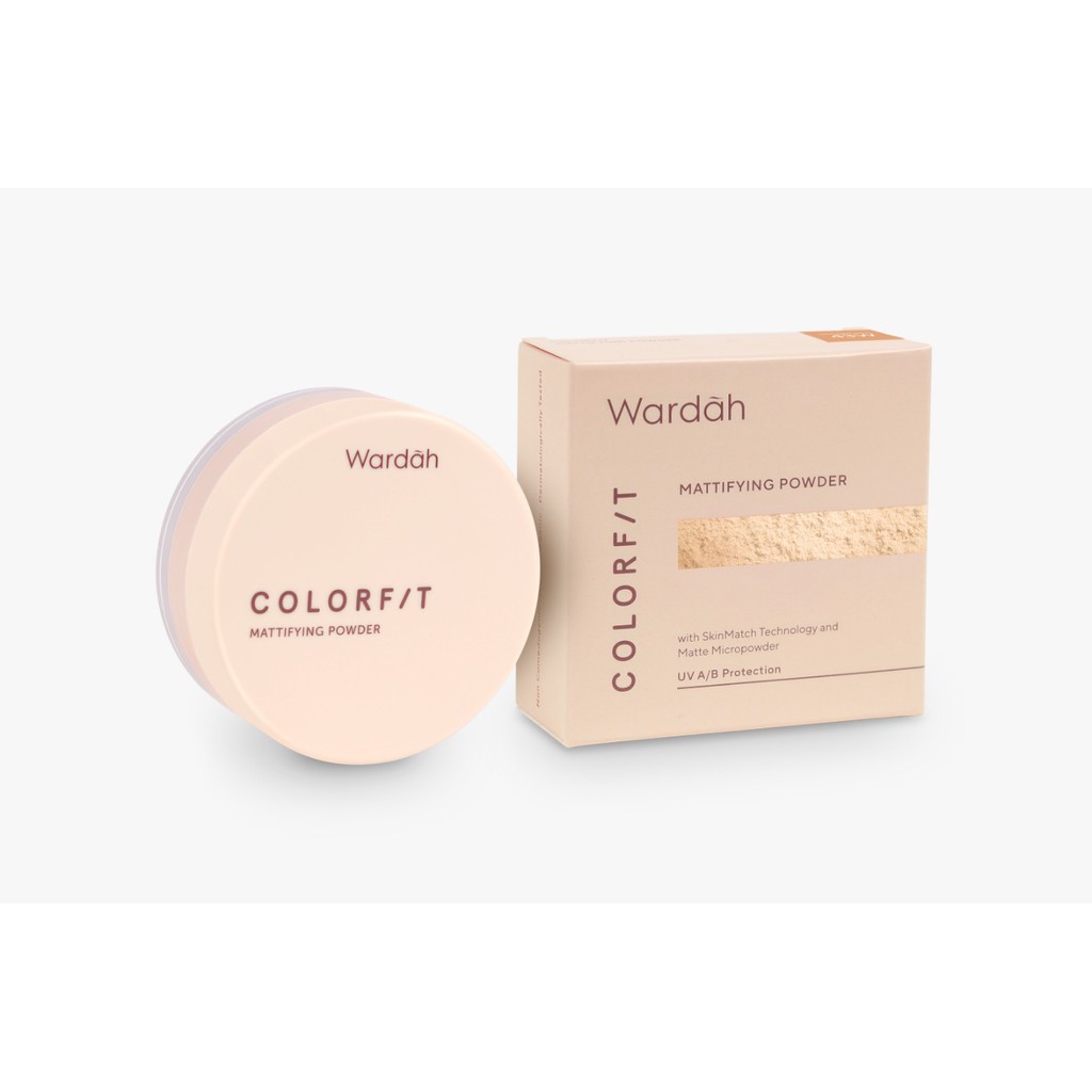 Wardah Colorfit Powder Series | Mattifying Powder |  Velvet Powder Foundation | Bedak Wajah by AILIN