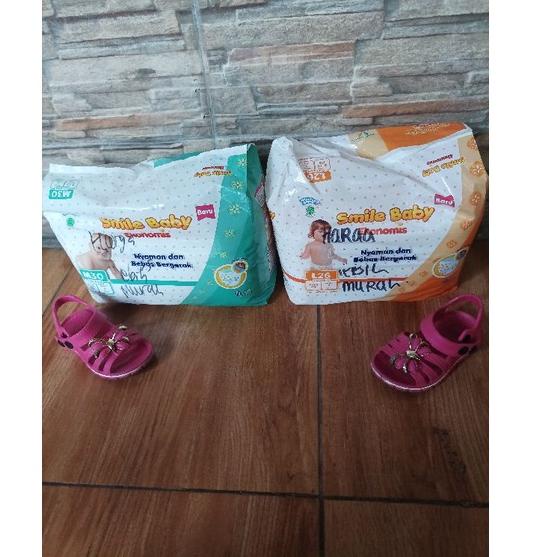 Sangat Nyaman.. Pampers/diapers/popok bayi Goon atau Goo.n Smile baby Ekonomis M30, L26, Xl 24