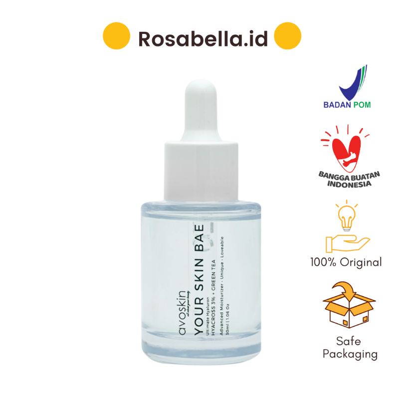AVOSKIN Your Skin Bae Serum Ultimate Hyaluron HYACROSS 3% + GREEN TEA Avoskin Hyacross Serum Wajah