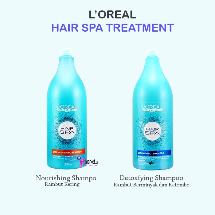 L'Oreal Professionnel Hair Spa Shampoo 1500ml [Nourishing | Detoxfying]