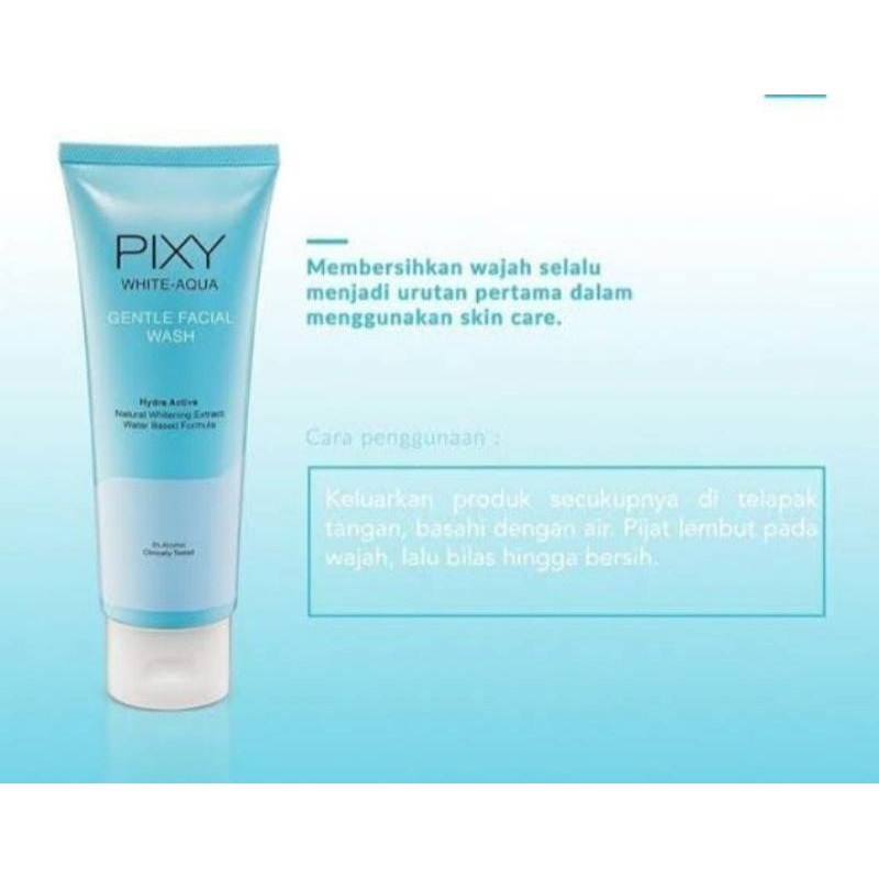 PIXY White Aqua Gentle Facial Wash 100gr ~ Original