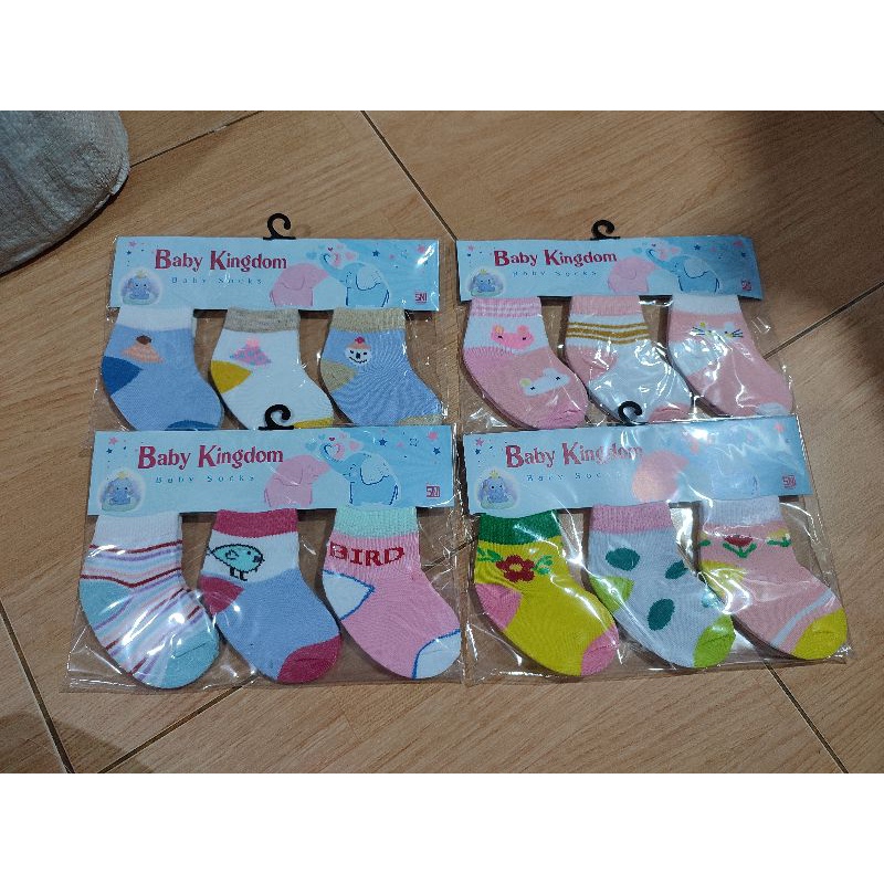 Kaos kaki Baby kingdom  isi 3 pcs Baby Socks