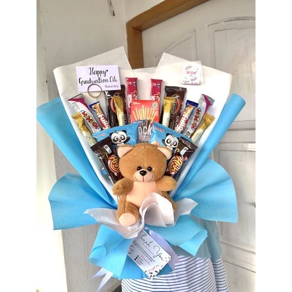 

BUKET SNACK/JAJANAN mix BONEKA