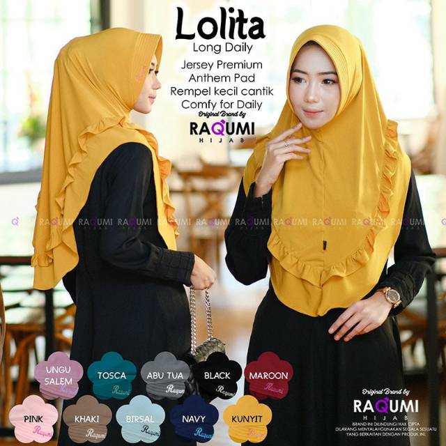 LOLITA HIJAB INSTAN BY MNV RAQUMI