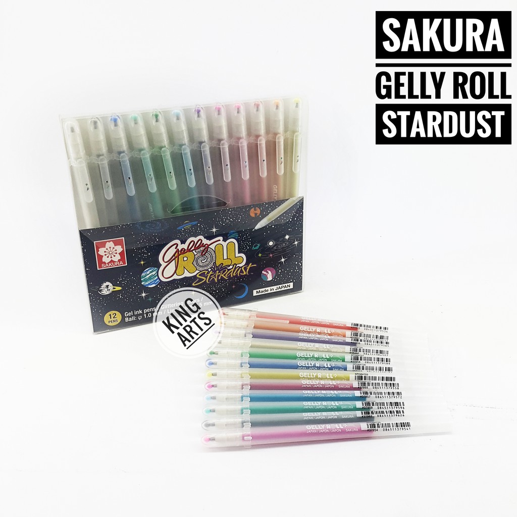 

Sakura Gelly Roll Stardust 12 Warna - Gel Ink Pen - Pena Tinta Gel