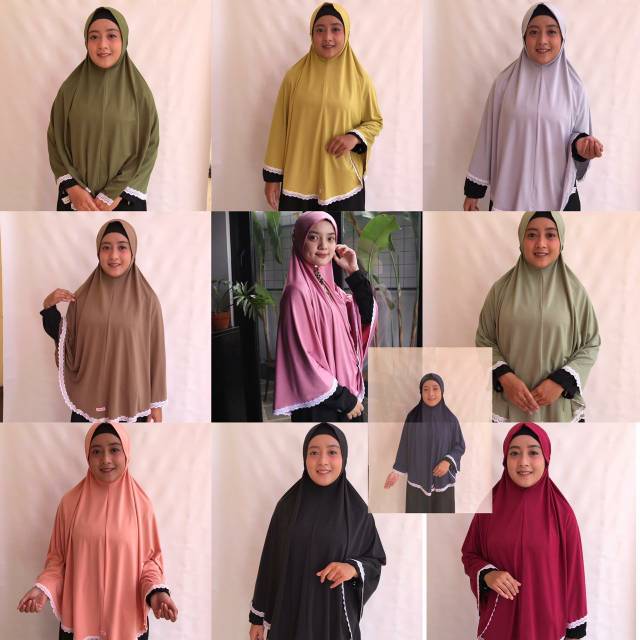 HIJAB/KHIMAR/BERGO FIYA By Ilkiya.id