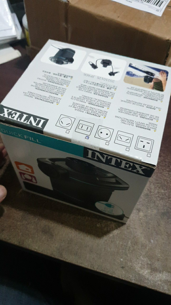 Pompa Angin Listrik Intex 66640  / Quick Fill Ac Electric Pump Original