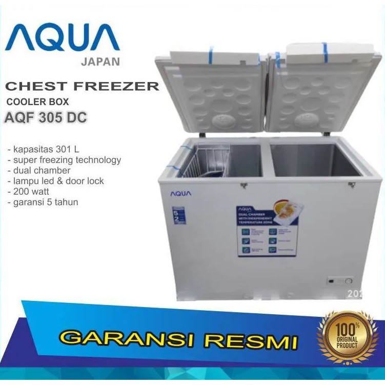 Aqua Chest Freezer 301 Liter AQF305DC