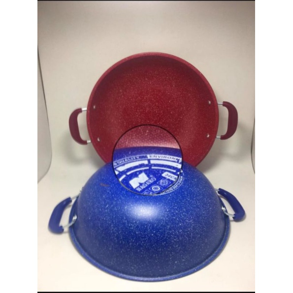 Kuali Marble Kuali Warna 34 cm