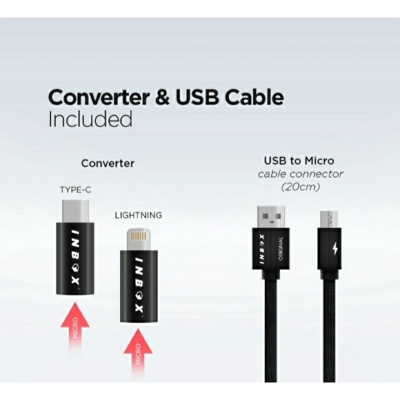 POWERBANK INBOX 10.000 mAh