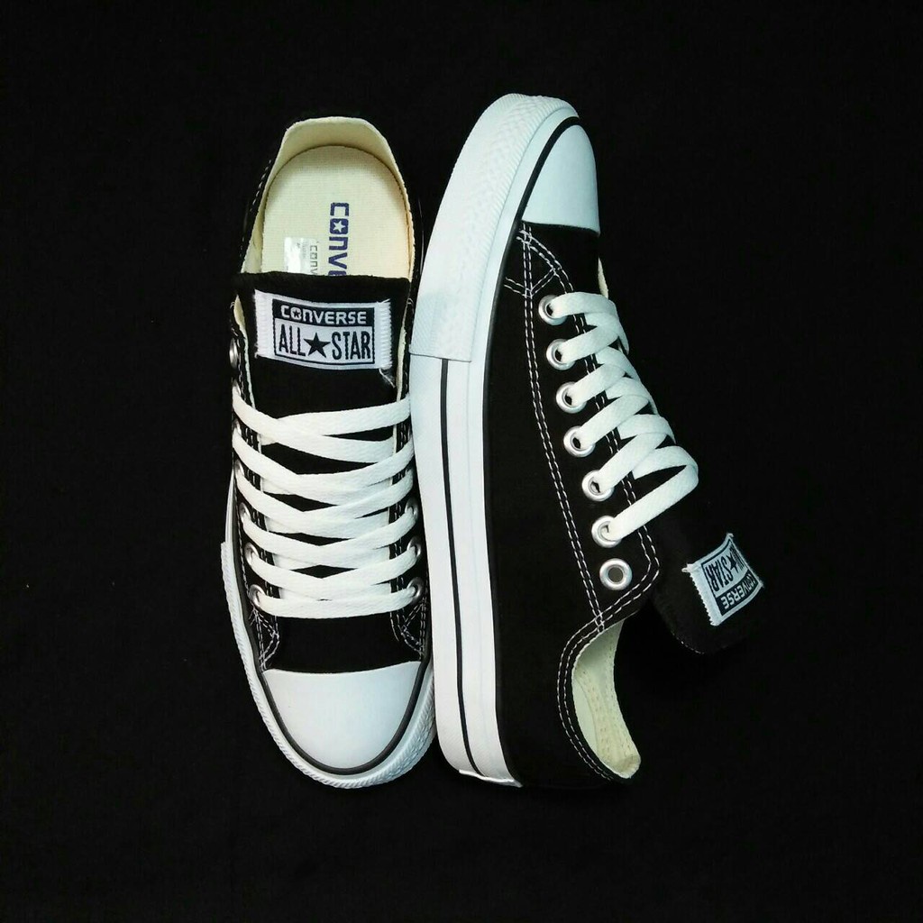 SNEAKER CONVERSE HITAM PUTIH PREMIUM BERKUALITAS TERBARU