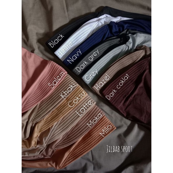 [Baca Deskripsi]/jilbab sport/jilbab olahraga/hijab sport premium/jilbab instan-4