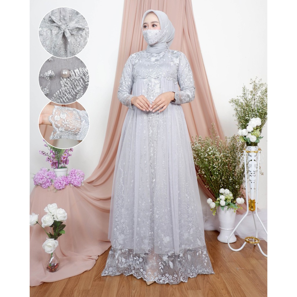 Gamis Aulia Tutu / Kebaya Modern / Gamis Pesta / Kebaya Gamis Modern / Gamis Kebaya / Kebaya Tutu