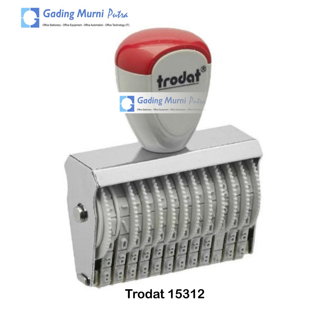

Stamp Stempel Trodat 15312 / Stempel Angka 3 mm 12 digit