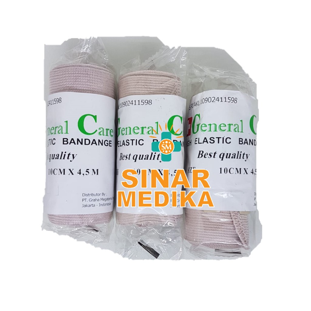 ELASTIK BANDAGE . ELASTIC BANDAGE . PERBAN UNTUK TANGAN KAKI TERKILIR 10 x 4.5