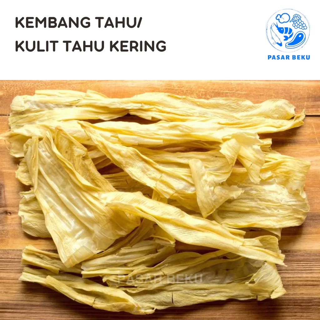 

Kembang Tahu/Kulit Tahu 100 Gram per pcs Pasar Beku Padang