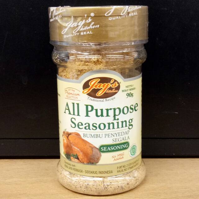 

JAYS ALL PURPOSE SEASONING | BUMBU PENYEDAP SEGALA MASAKAN 90GR