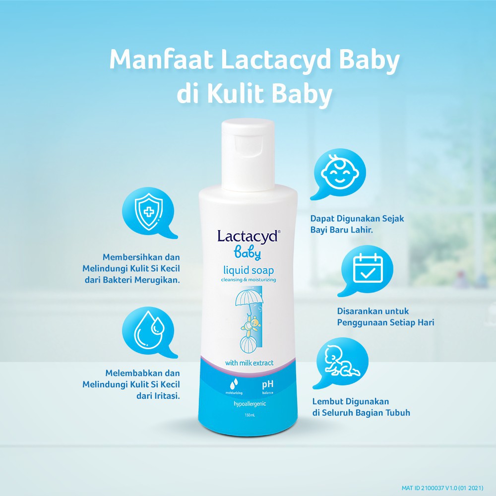 Lactacyd Baby Liquid Soap Body and Hair Wash Lactacyd Kemasan Baru Sabun Bayi - Kabakids Store