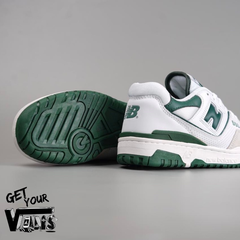 Sepatu New Balance BB550WT1 White Green Original 100% BNIB