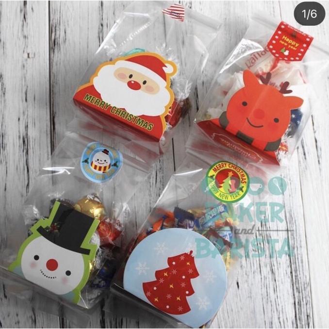 

Xmas cookies bag isi 10pcs random motif / kantong cookies natal bakernbar99 Juara