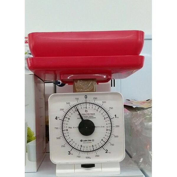 Timbangan Dapur Lion Star Kitchen Scale 5kg Ks-3 Timbangan Tepung Dan Gula Bpa Free Murah