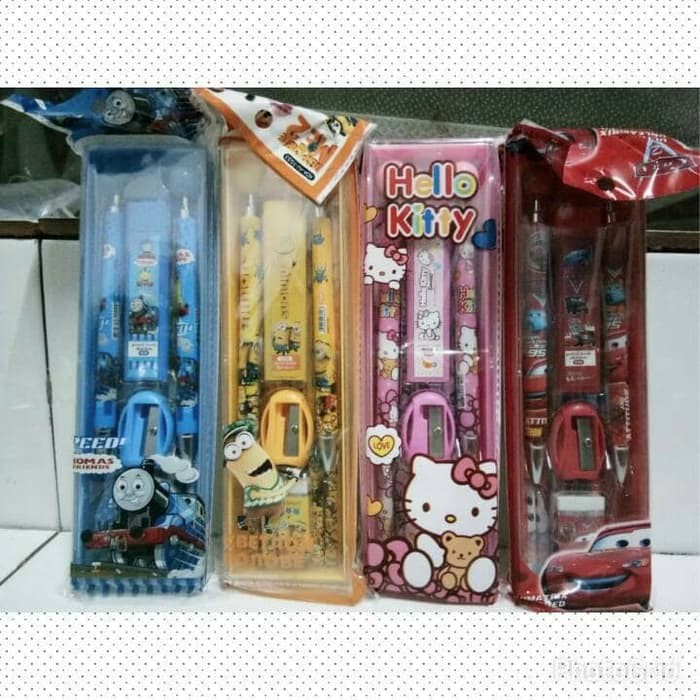 

Paket Alat Tulis - Paket Puzzle Anak - Paket Ujian Kotak Pensil Mickey Mouse/ 1 Set Alat Tulis