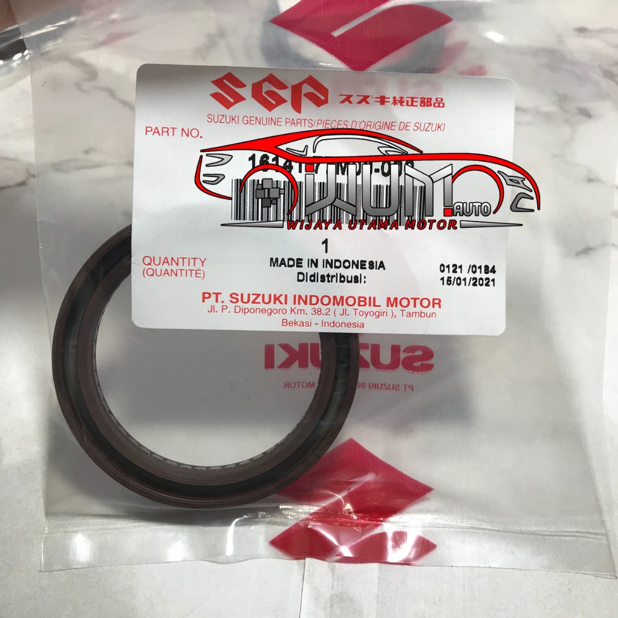 OIL SEAL TIMING SIL PULLEY KRUK AS DEPAN ERTIGA BALENO SWIFT AERIO SGP