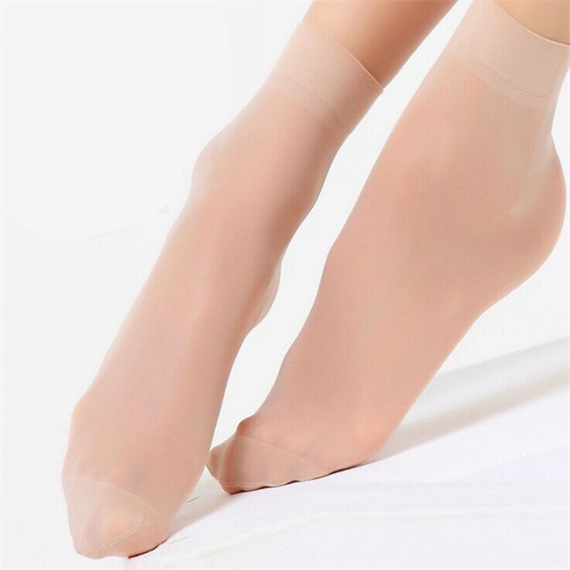 Kaos Kaki Wanita Bahan Stoking Stocking Elastis Pendek Tebal