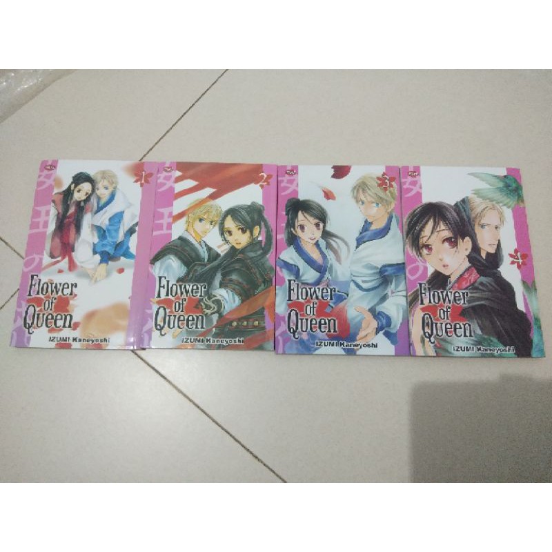 Flower of Queen 1-4 Izumi Kaneyoshi preloved fullset murah komik manga