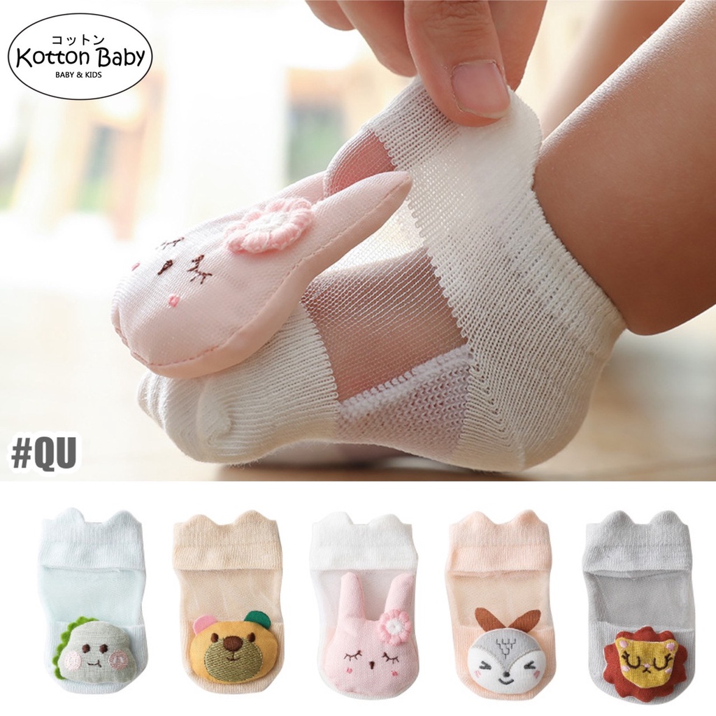 0-1 thn | KAOS KAKI BAYI ANAK IMPOR NEWBORN SOCKS LUCU KARAKTER KARTUN caalog QN QU