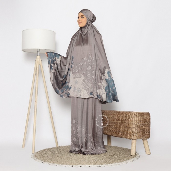 Mukena Travel Printing Miraya Magno Sand