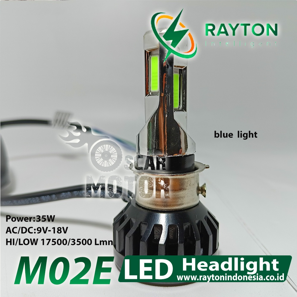 RTD LED LAMPU UTAMA HANDLAMP LED RTD M02E 6 SISI ORIGINAL motor motor