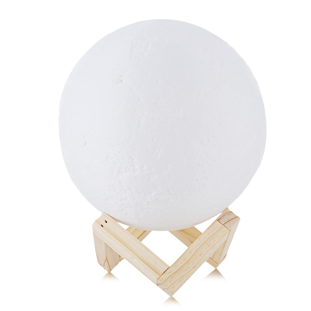 TD-DHA TaffLED Lampu Tidur 3D Printed Moon Night Light Table Lamp - 3DPML