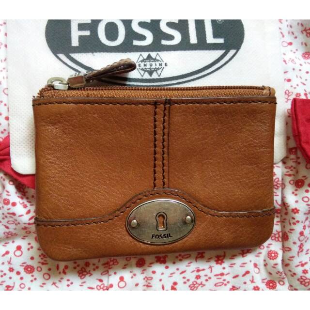 Fossil Maddox Zip Coin Purse - Dompet Fossil Maddox