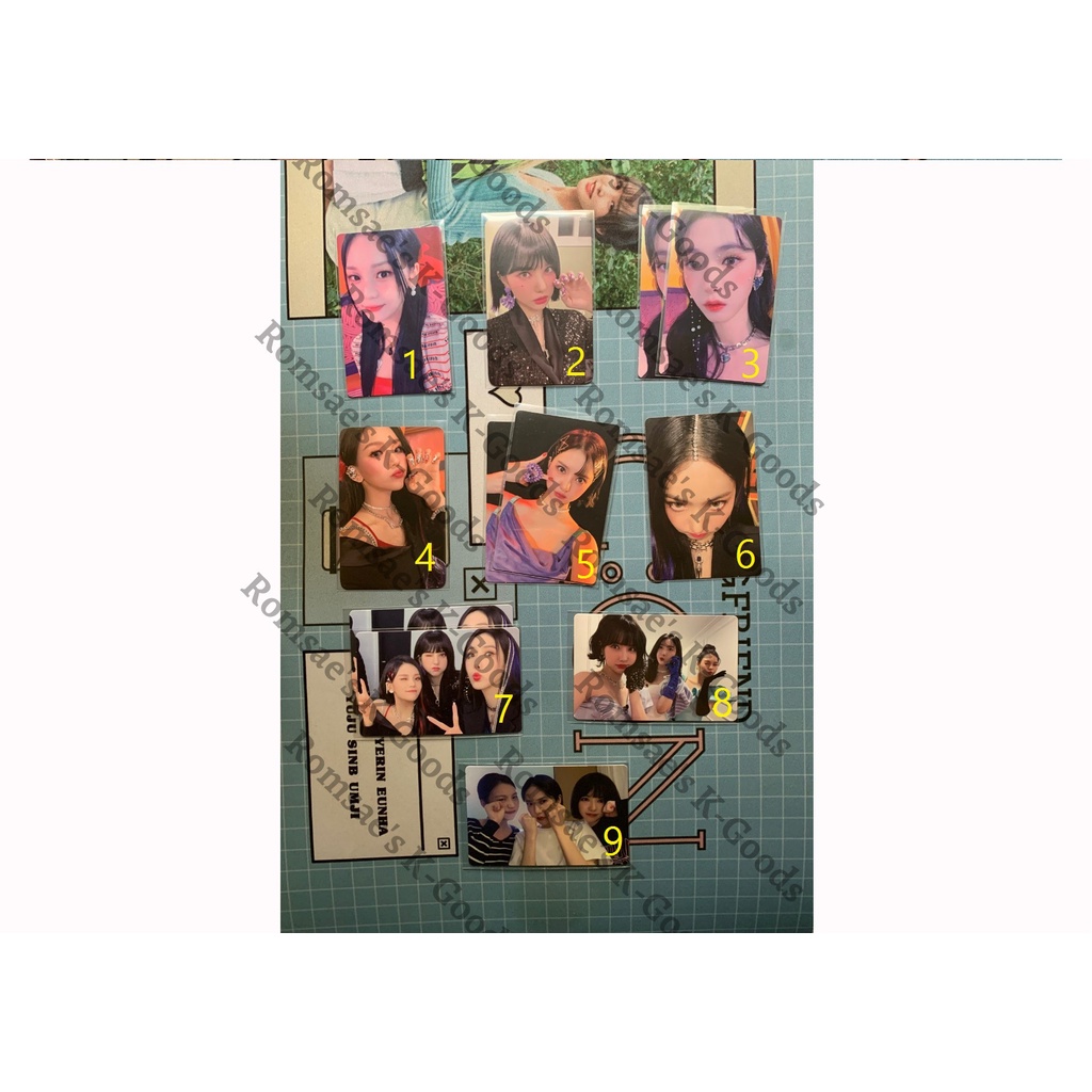 Viviz Umji Eunha Sinb Grup Group Photocard Beam of Prism