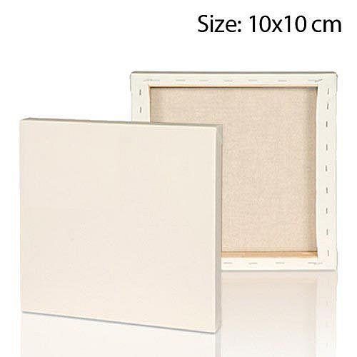 

Kobucchashop Kanvas Lukis 10 x 10 cm Putih Halus Alat Tulis